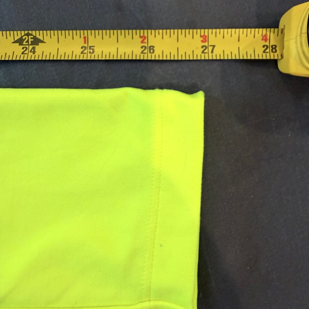 ASOS 4505 Neon Yellow Twist Front Crop Top - Picture 6 of 7
